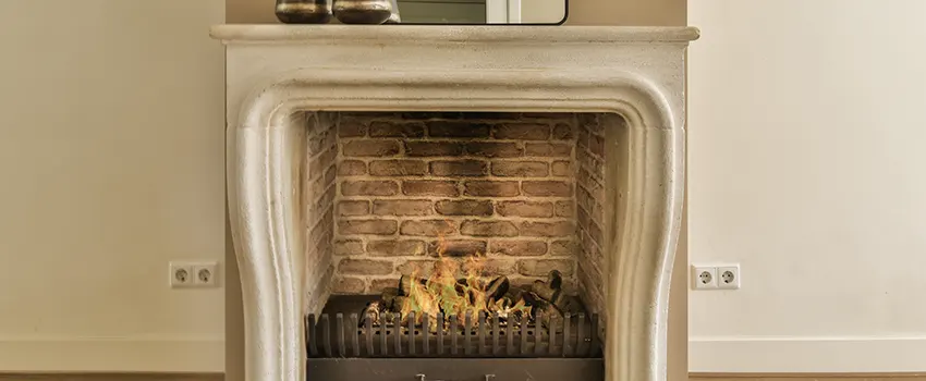 Vintage-style Fireplace Redesign in Huntersville, North Carolina