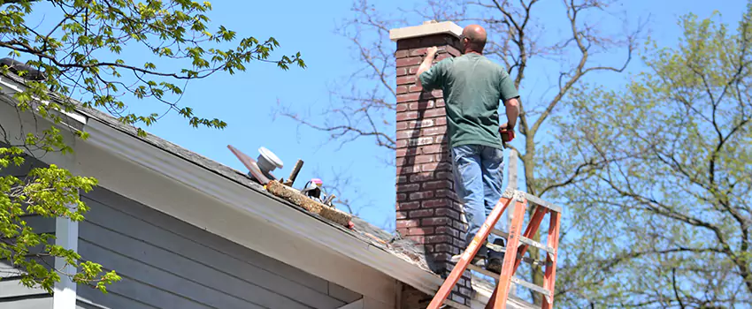Vinyl and PVC Chimney Flashing Installation in Huntersville, NC