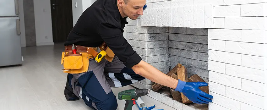 Fireplace Damaged Damper Frame Repair Services in Huntersville, North Carolina