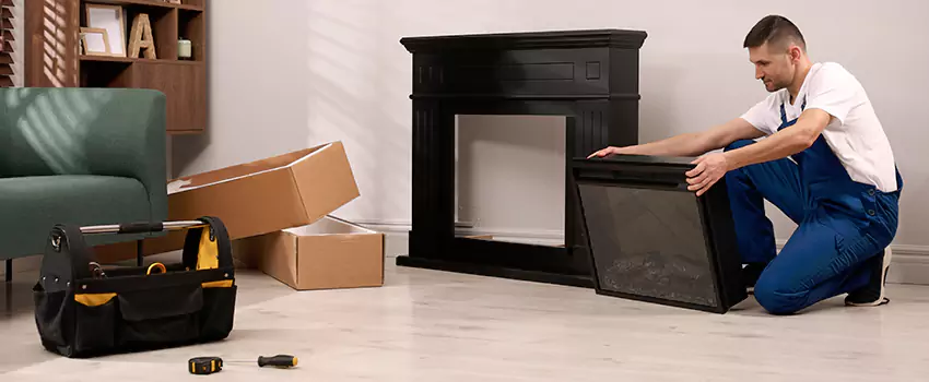 Old Rusted Metal Fireplace Repair And Replacement in Huntersville, NC