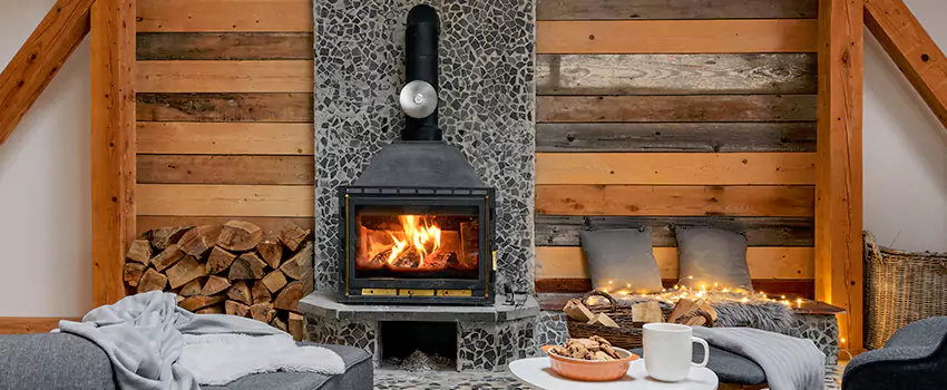 Thelin Hearth Products Direct Vent Gas Stove Fireplace Inspection in Huntersville, North Carolina